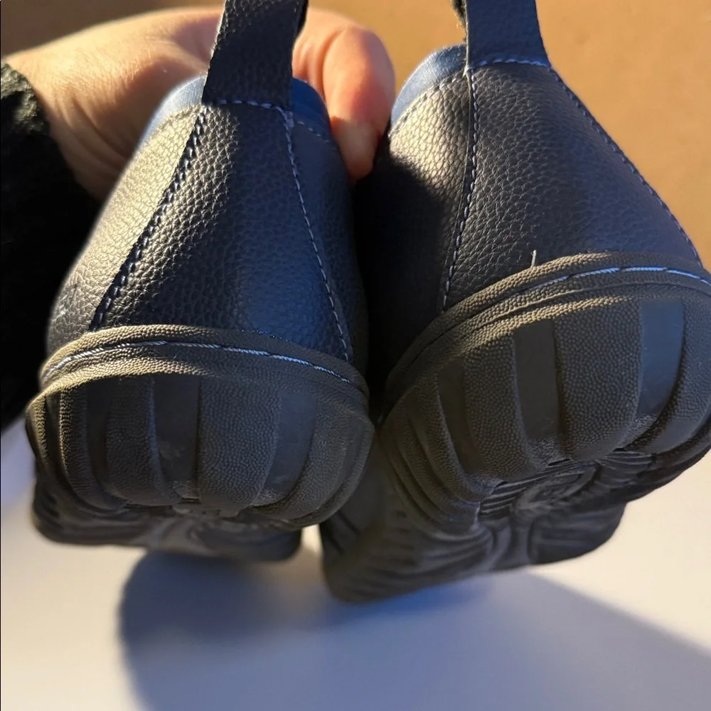 JBU Perforated Navy Slip-On Loafers - Picture 5 of 8